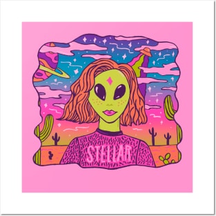 Stellar Girl Posters and Art